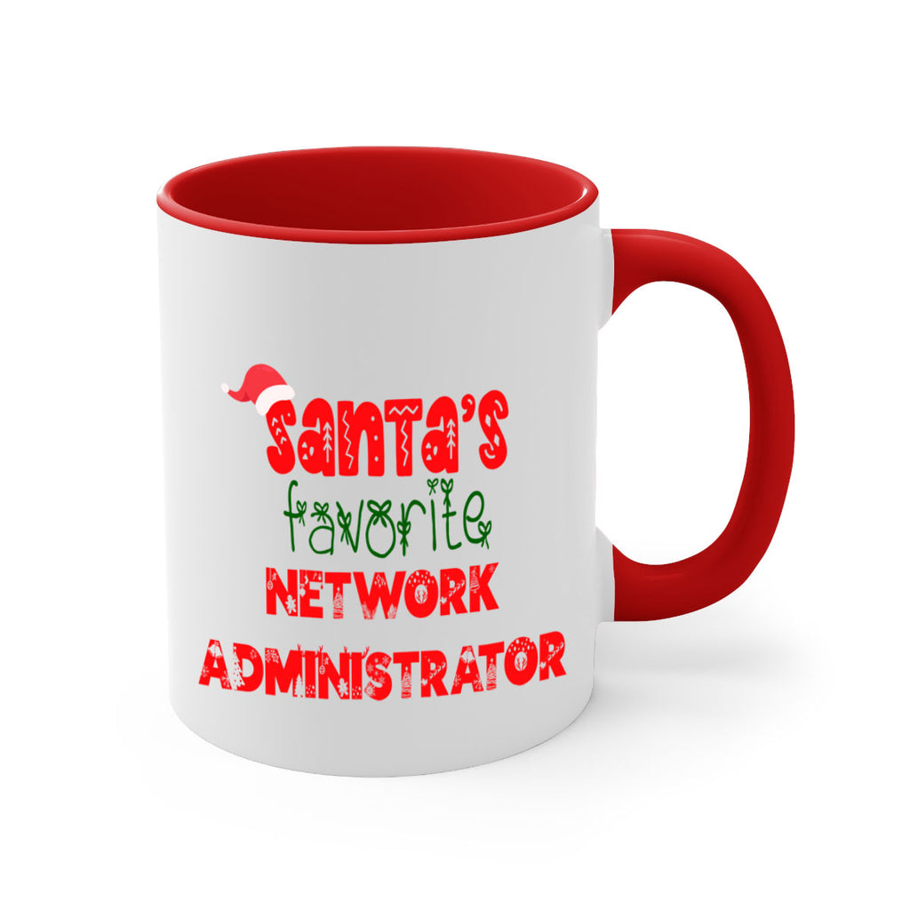 santas favorite network administrator style 973#- christmas-Mug / Coffee Cup