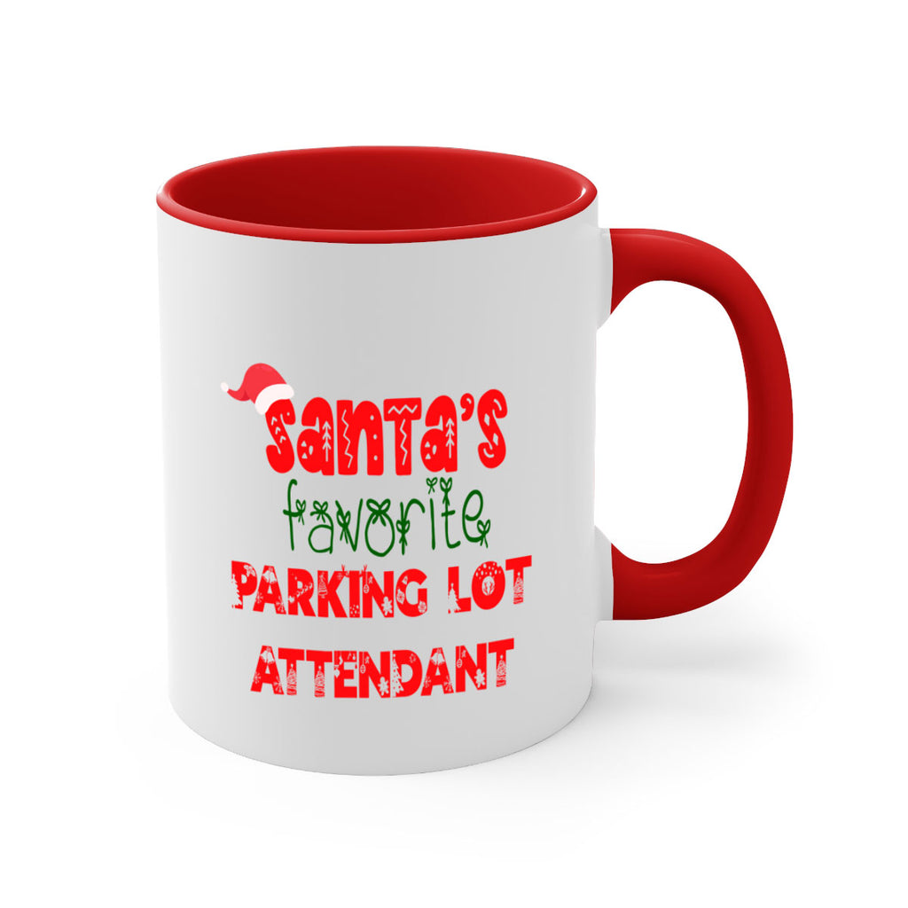 santas favorite parking lot attendant style 999#- christmas-Mug / Coffee Cup