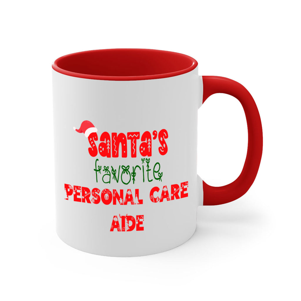santas favorite personal care aide style 1006#- christmas-Mug / Coffee Cup