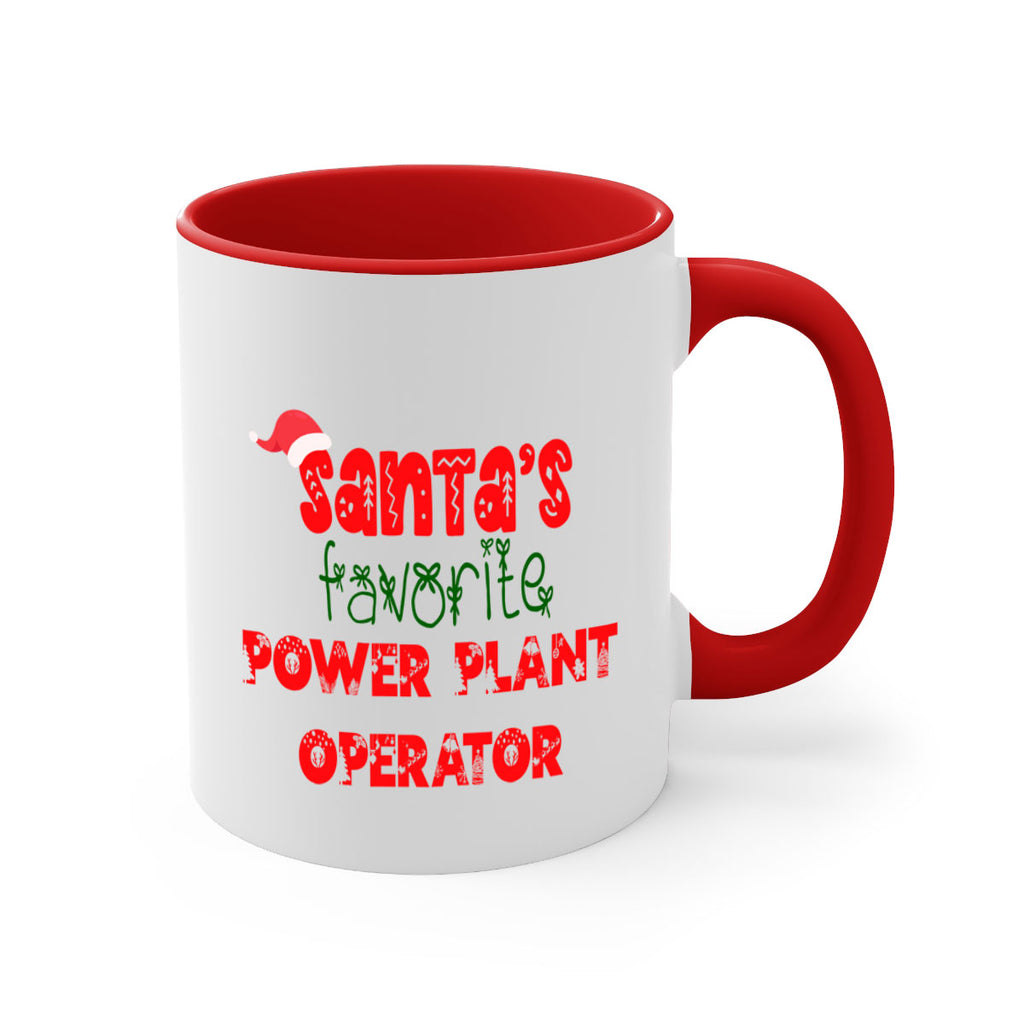 santas favorite power plant operator style 1033#- christmas-Mug / Coffee Cup