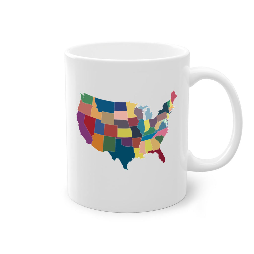 Separate Color Map Style 73#- 4th Of July-Mug / Coffee Cup