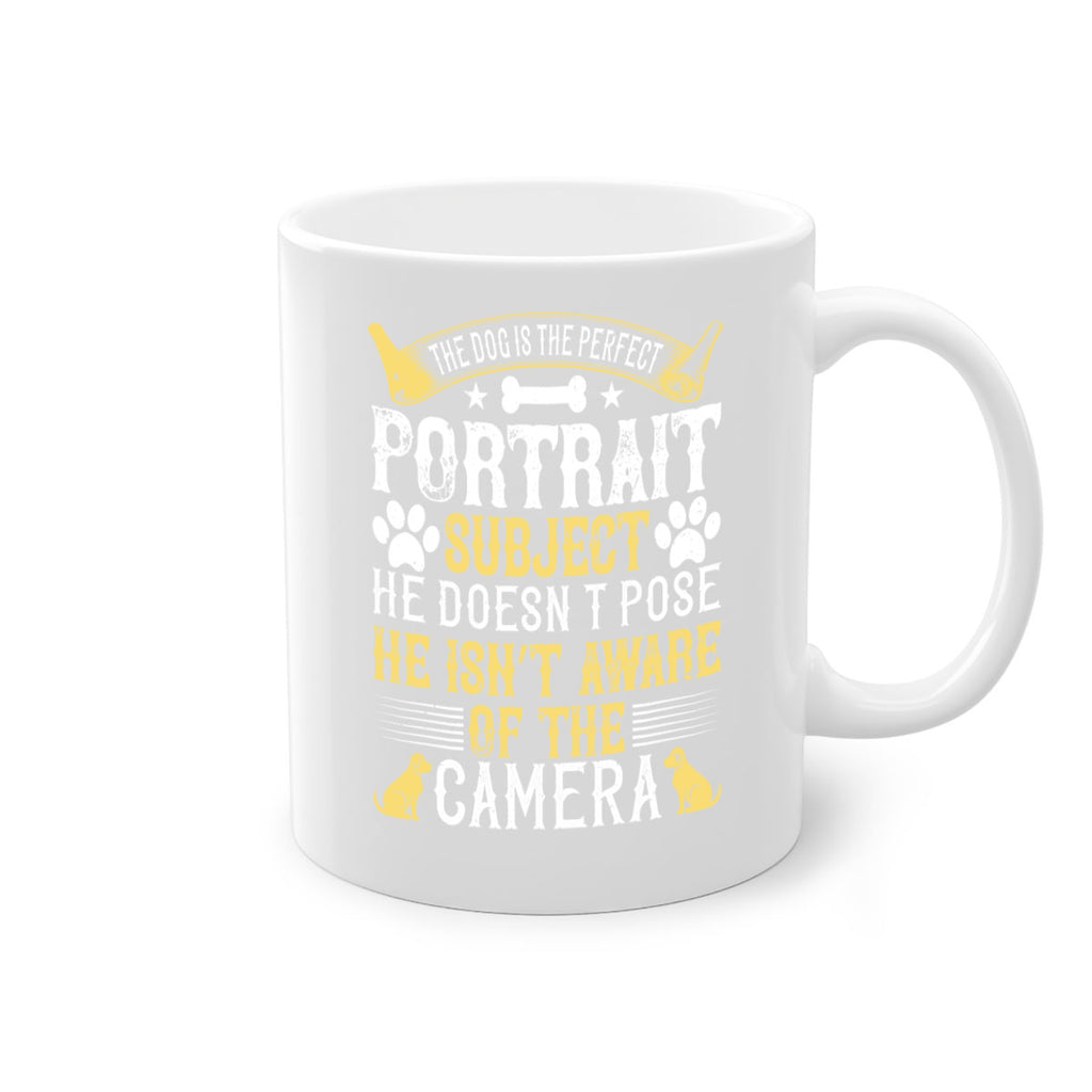 The dog is the perfect portrait subject He doesn’t pose He isn’t aware of the camera Style 156#- Dog-Mug / Coffee Cup