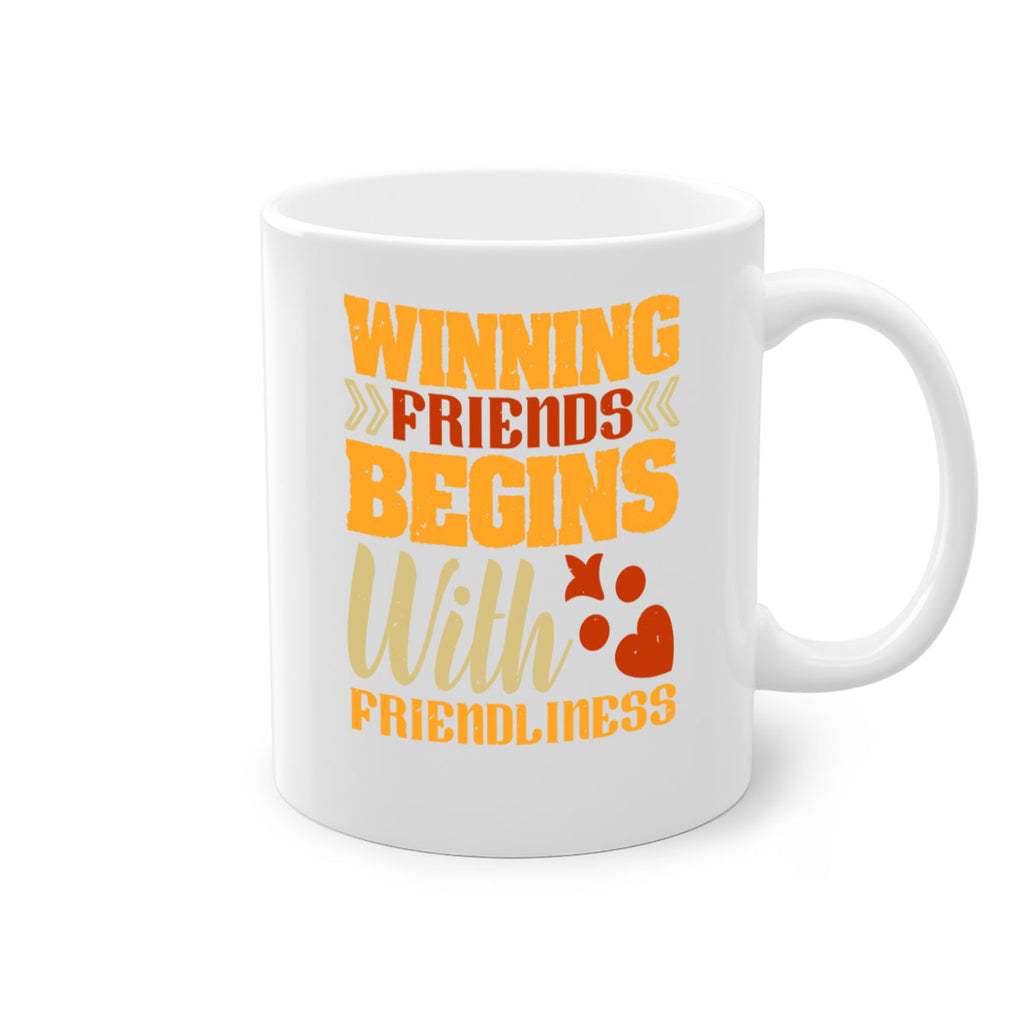 Winning friends begins with friendliness Style 25#- best friend-Mug / Coffee Cup