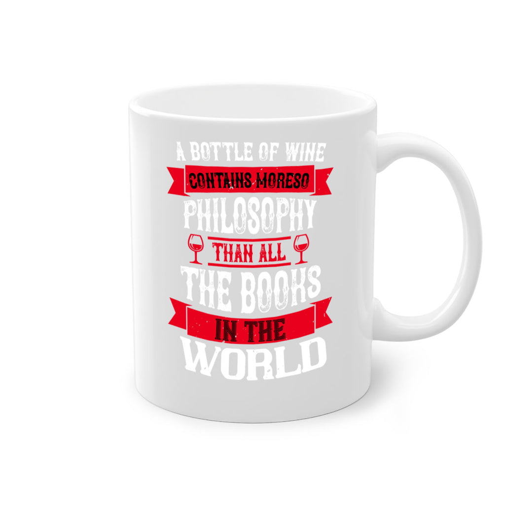 a bottle of wine contains moreso 96#- wine-Mug / Coffee Cup