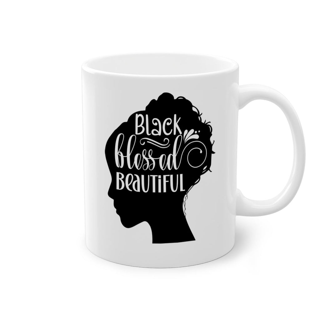black blessed beautiful Style 62#- Black women - Girls-Mug / Coffee Cup