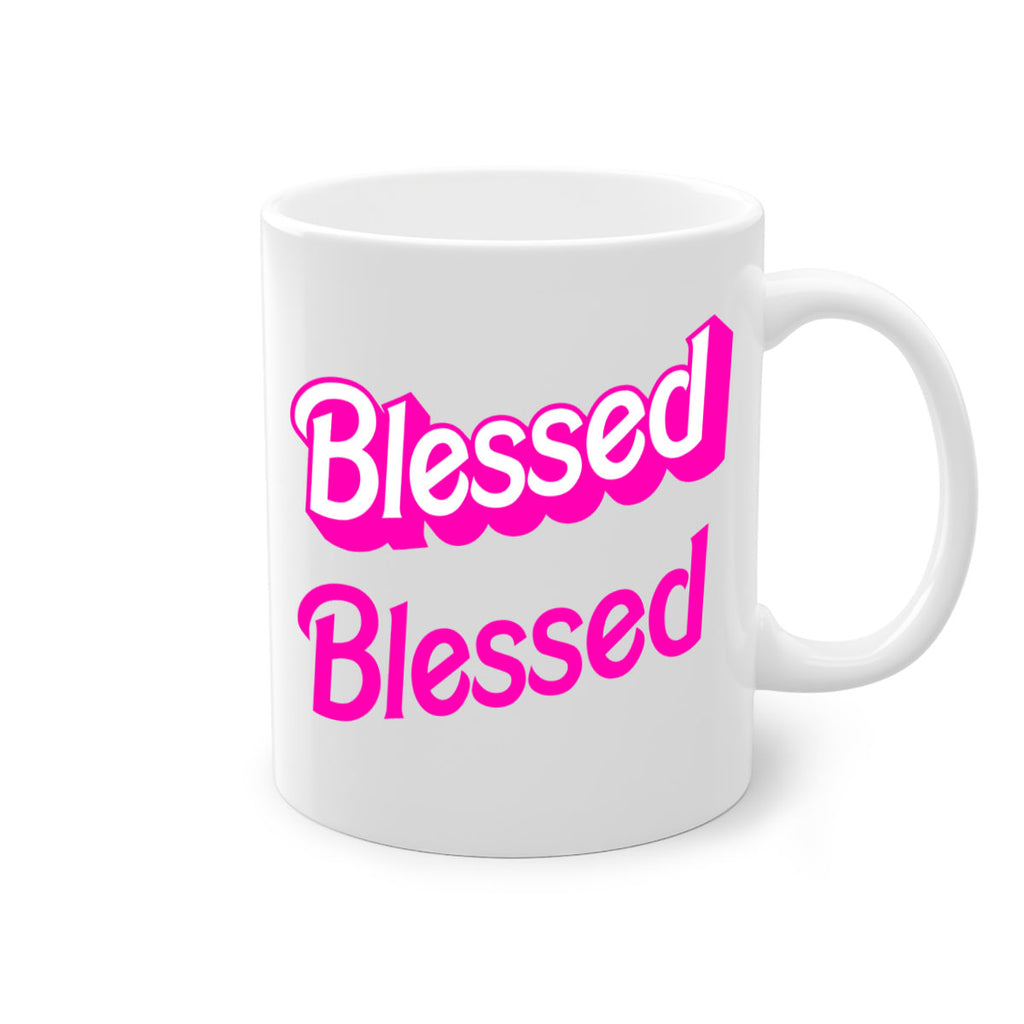 blessed barbie 193#- black words - phrases-Mug / Coffee Cup