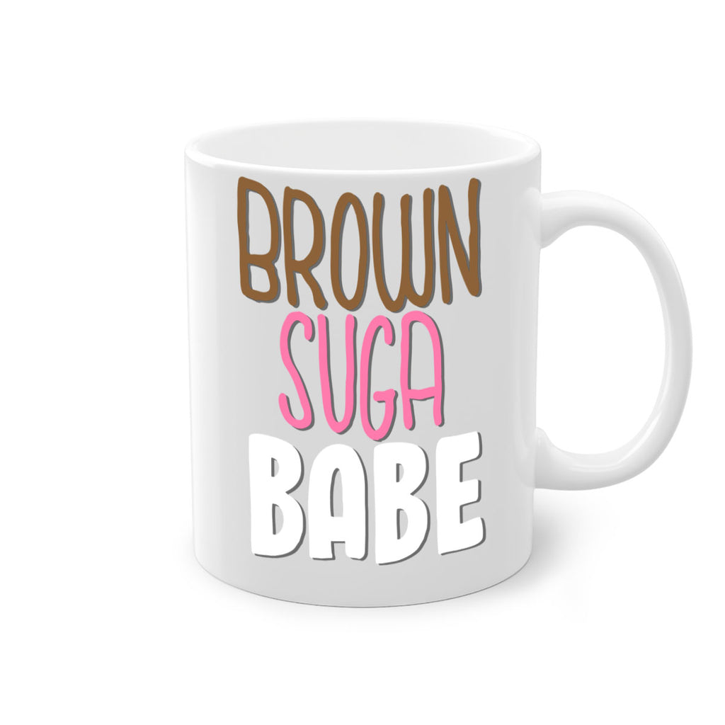 brown suga babe 190#- black words - phrases-Mug / Coffee Cup