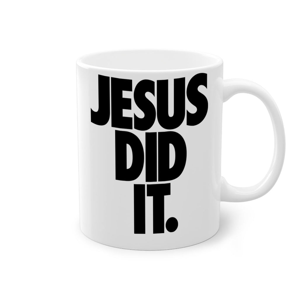 jesus did it 102#- black words - phrases-Mug / Coffee Cup