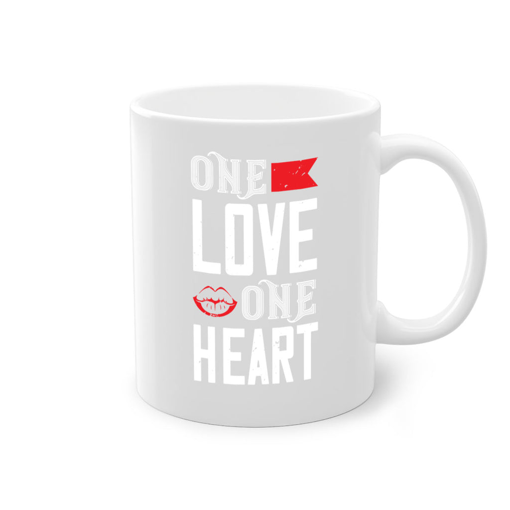 one love one heart 32#- valentines day-Mug / Coffee Cup