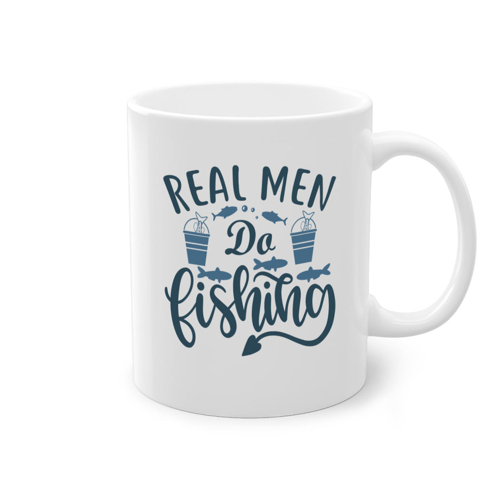 real man do fishing 44#- fishing-Mug / Coffee Cup
