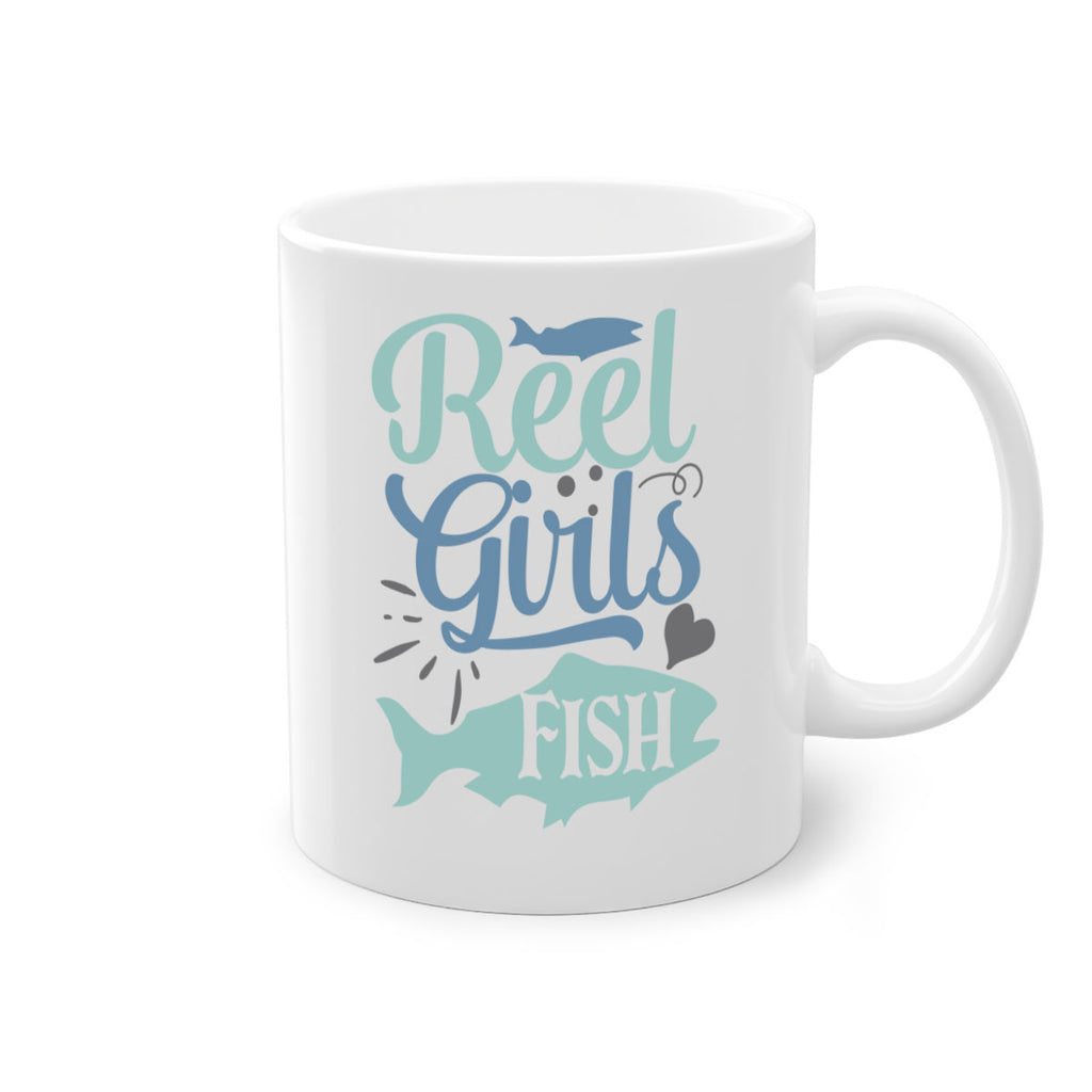 reel girls fish 198#- fishing-Mug / Coffee Cup