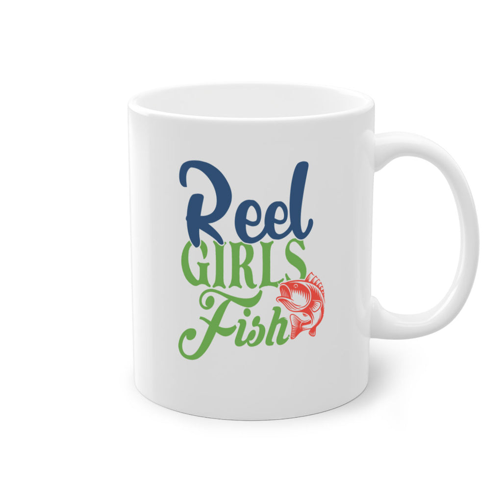 reel girls fish 199#- fishing-Mug / Coffee Cup