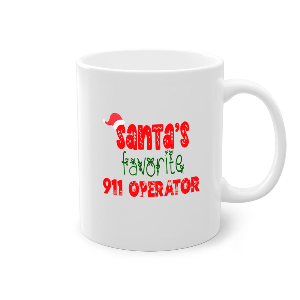 santas favorite 911 operator style 615#- christmas-Mug / Coffee Cup