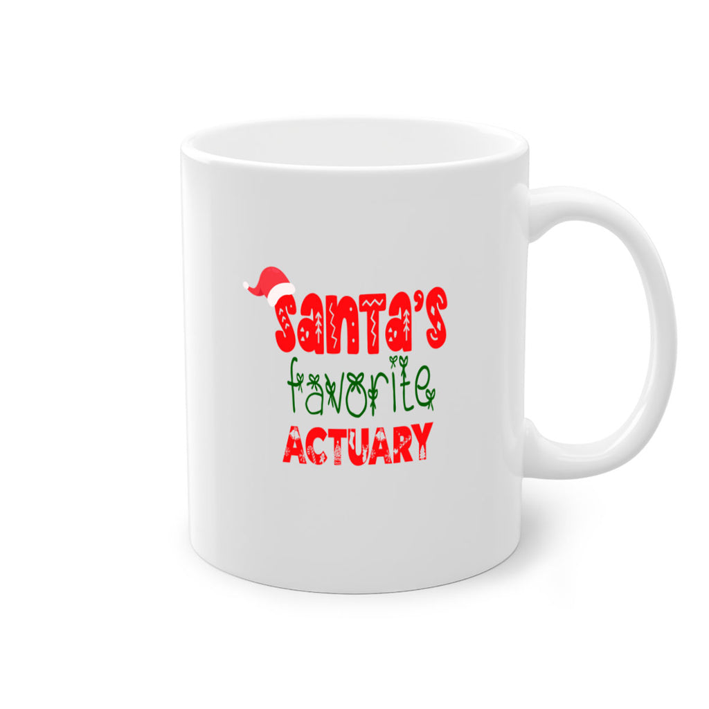 santas favorite actuary style 620#- christmas-Mug / Coffee Cup