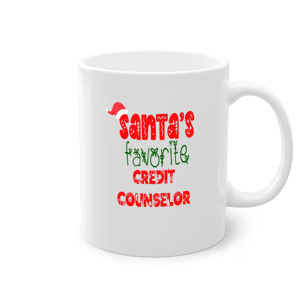 santas favorite credit counselor style 754#- christmas-Mug / Coffee Cup