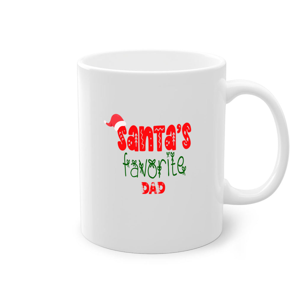 santas favorite dad style 763#- christmas-Mug / Coffee Cup