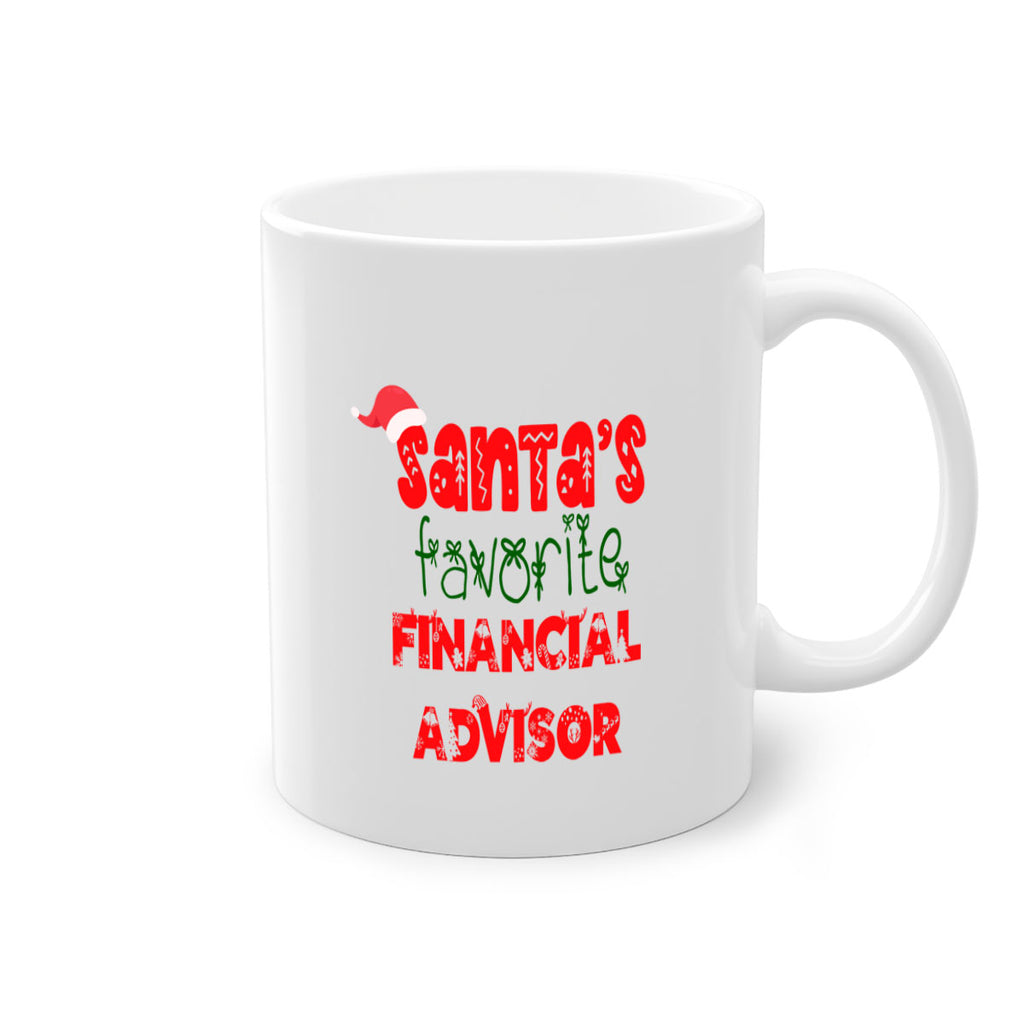 santas favorite financial advisor style 816#- christmas-Mug / Coffee Cup