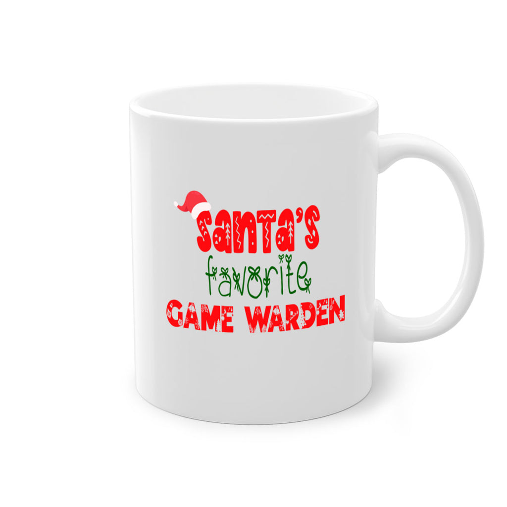 santas favorite game warden style 835#- christmas-Mug / Coffee Cup