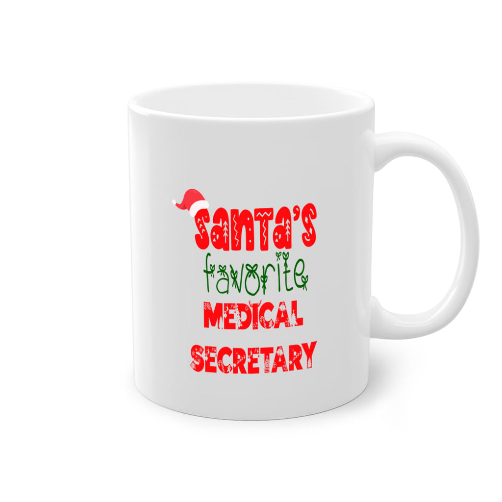 santas favorite medical secretary style 951#- christmas-Mug / Coffee Cup