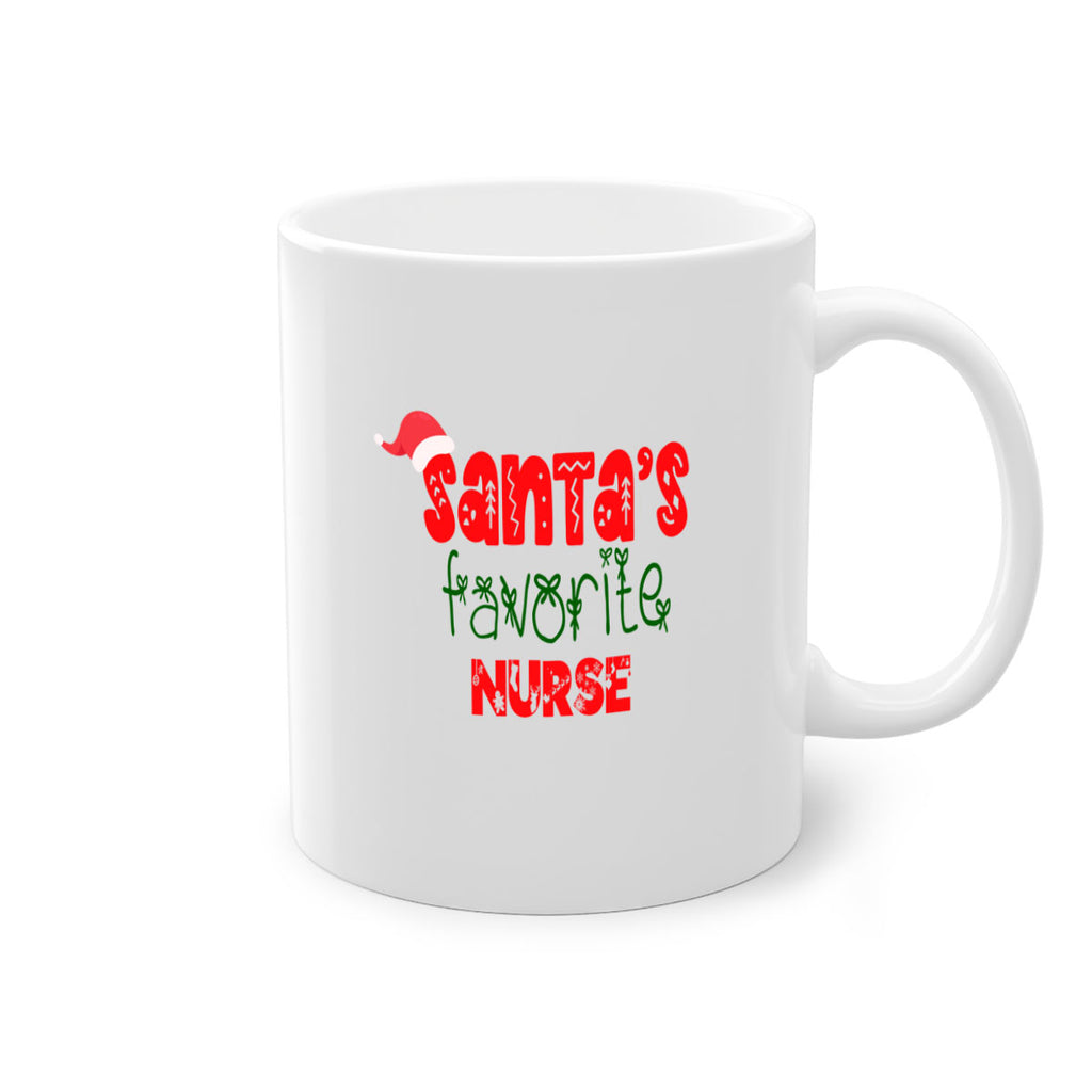 santas favorite nurse style 979#- christmas-Mug / Coffee Cup