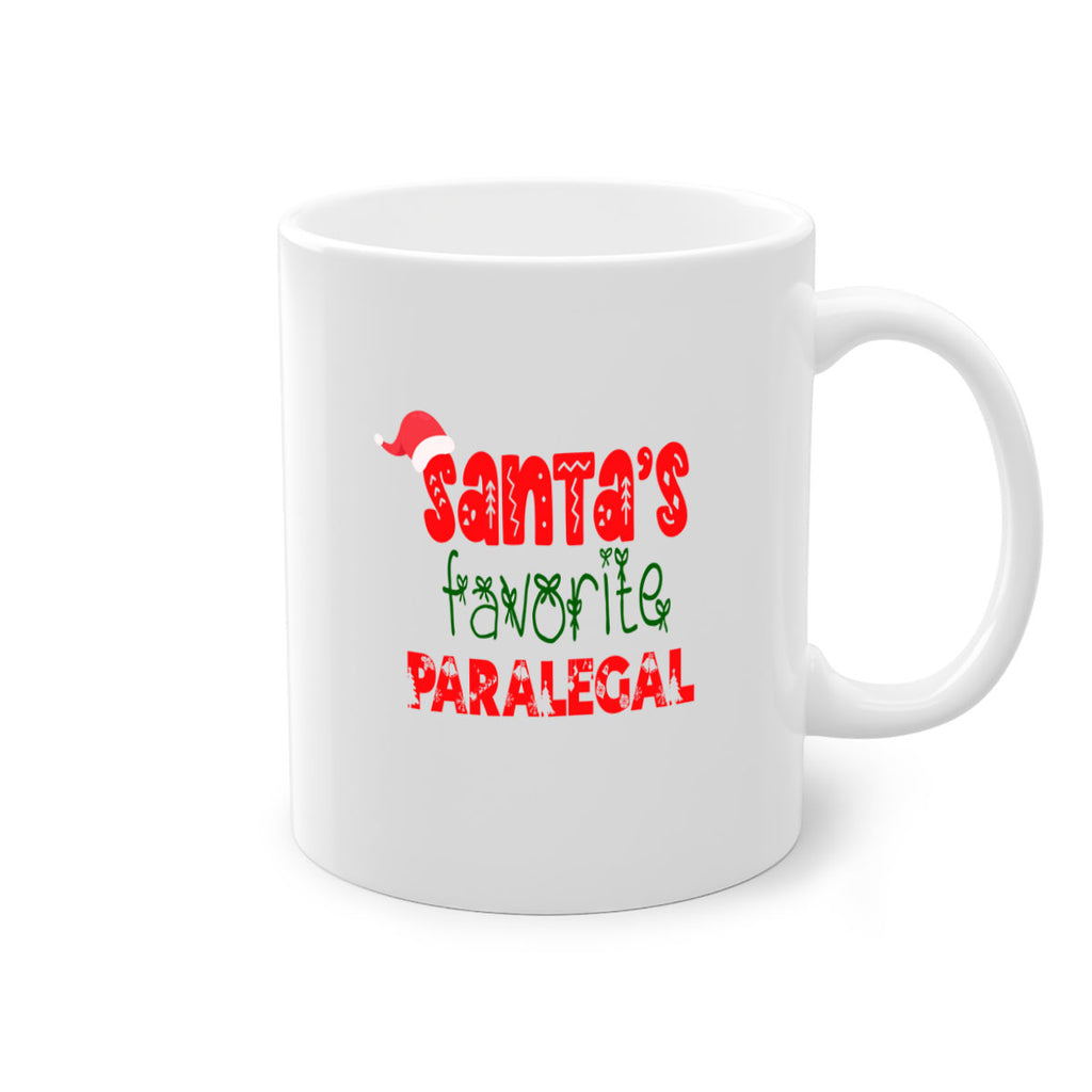 santas favorite paralegal style 995#- christmas-Mug / Coffee Cup