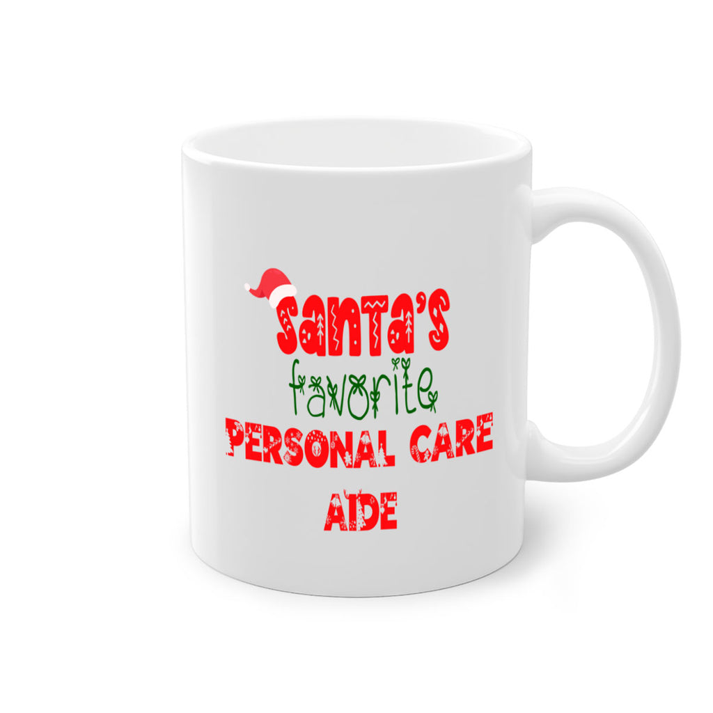 santas favorite personal care aide style 1006#- christmas-Mug / Coffee Cup