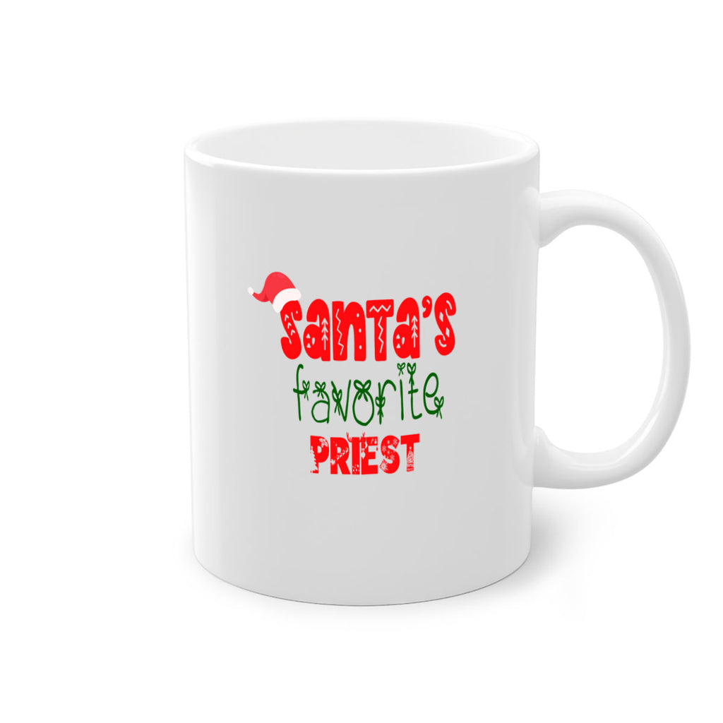 santas favorite priest style 1036#- christmas-Mug / Coffee Cup