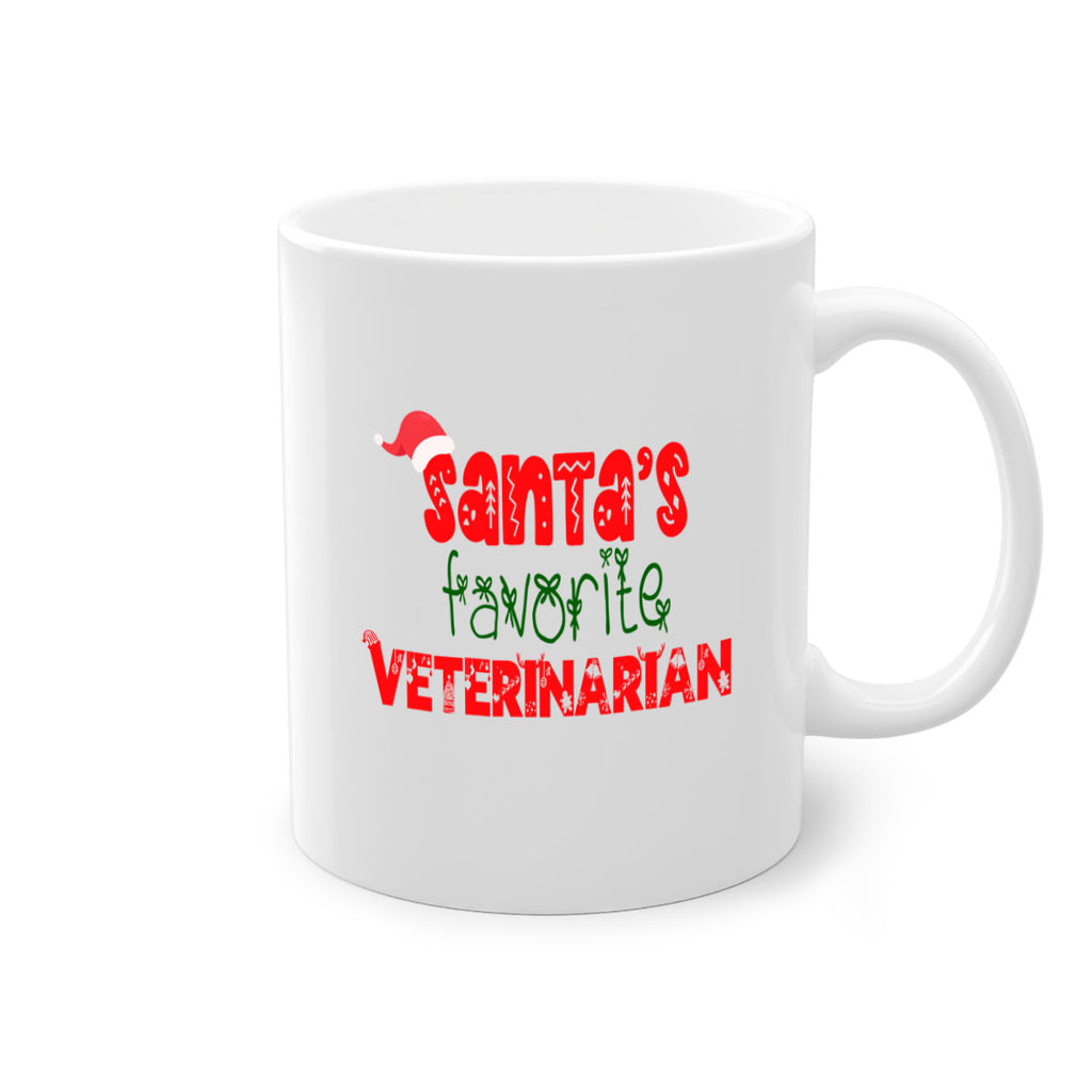 santas favorite veterinarian style 1145#- christmas-Mug / Coffee Cup