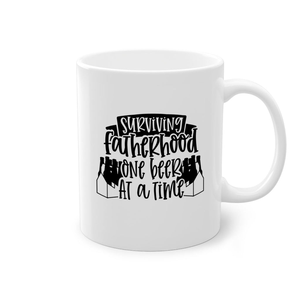 surviving fatherhood one beer at a time 19#- fathers day-Mug / Coffee Cup
