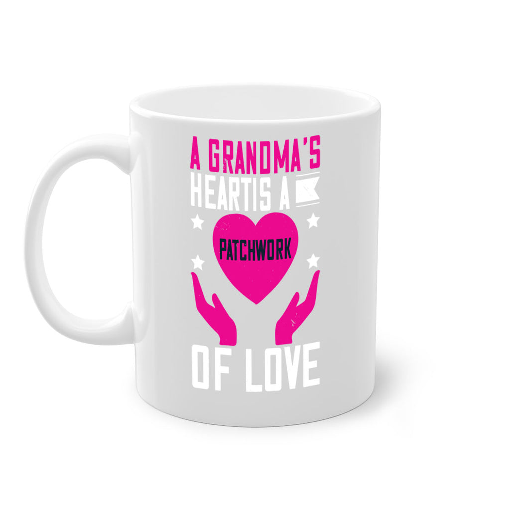 A grandma’s heart is a patchwork of love 86#- grandma-Mug / Coffee Cup