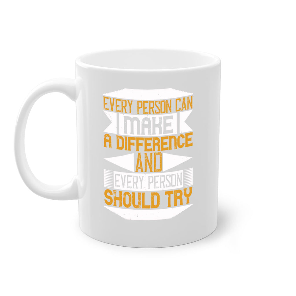 Every person can make a difference and every person should try Style 3#-Volunteer-Mug / Coffee Cup