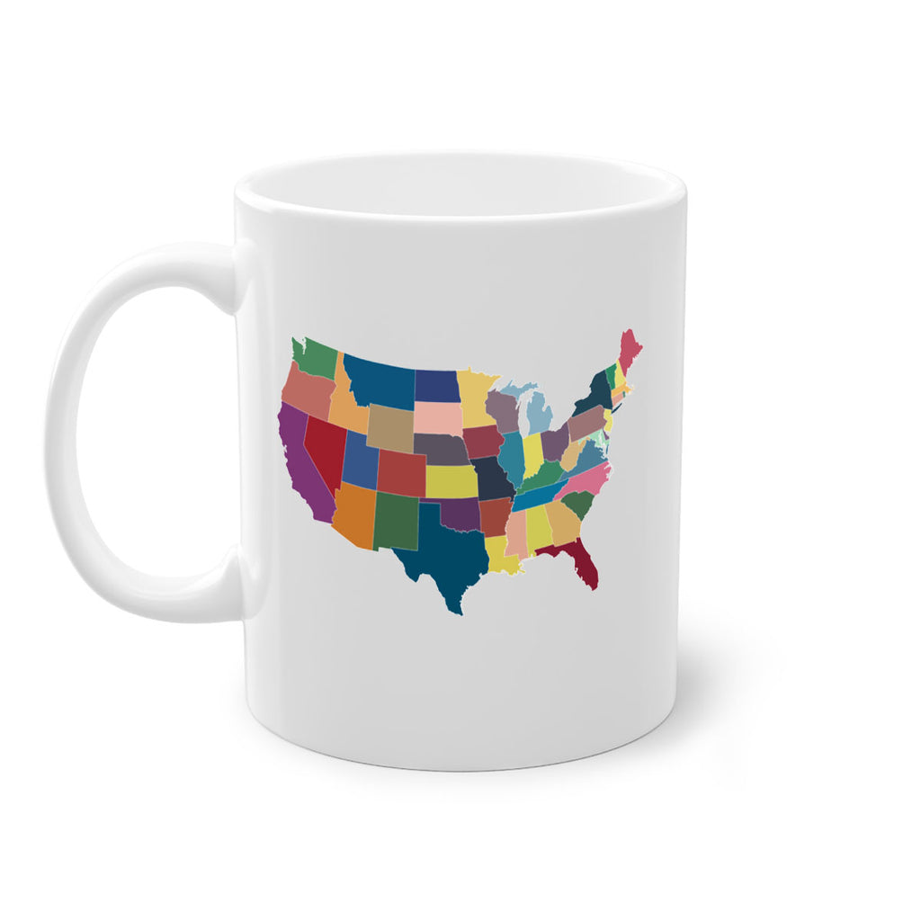 Separate Color Map Style 73#- 4th Of July-Mug / Coffee Cup