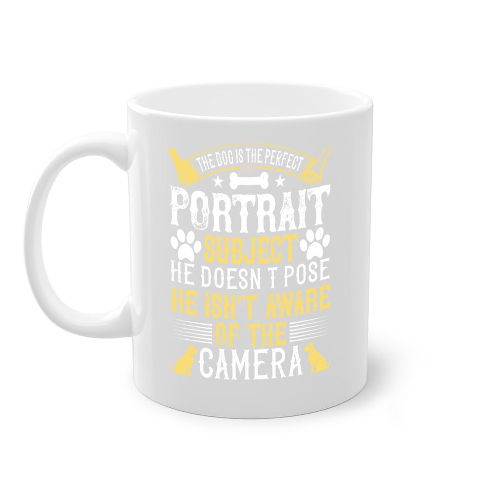 The dog is the perfect portrait subject He doesn’t pose He isn’t aware of the camera Style 156#- Dog-Mug / Coffee Cup