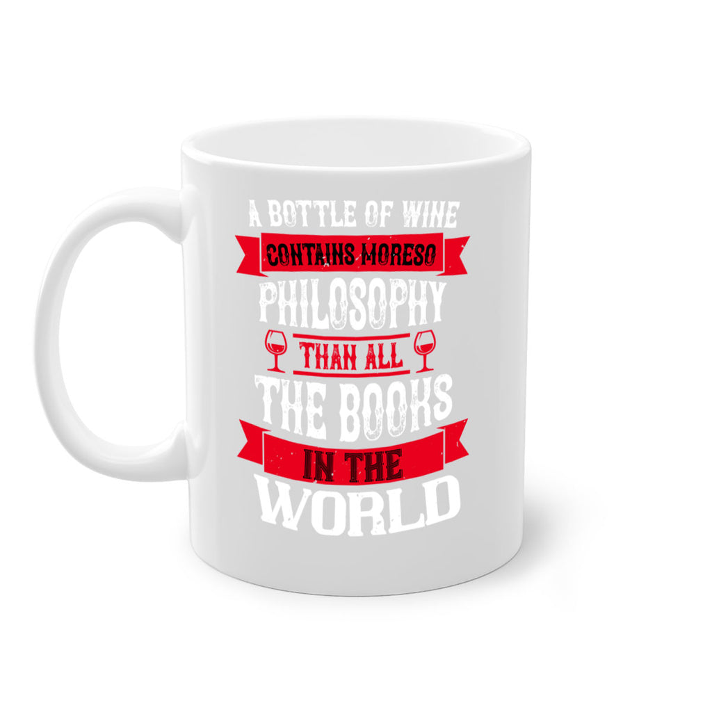 a bottle of wine contains moreso 96#- wine-Mug / Coffee Cup