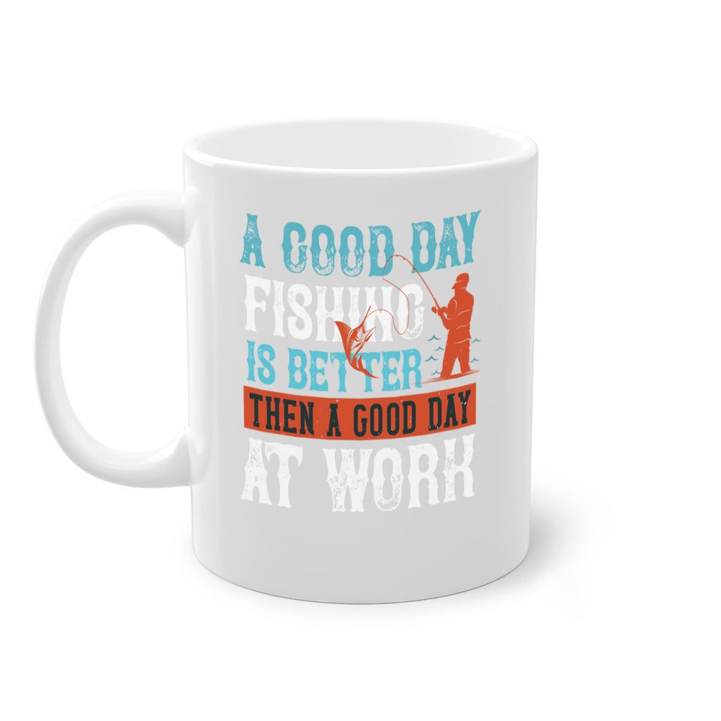 a good day fishing 186#- fishing-Mug / Coffee Cup
