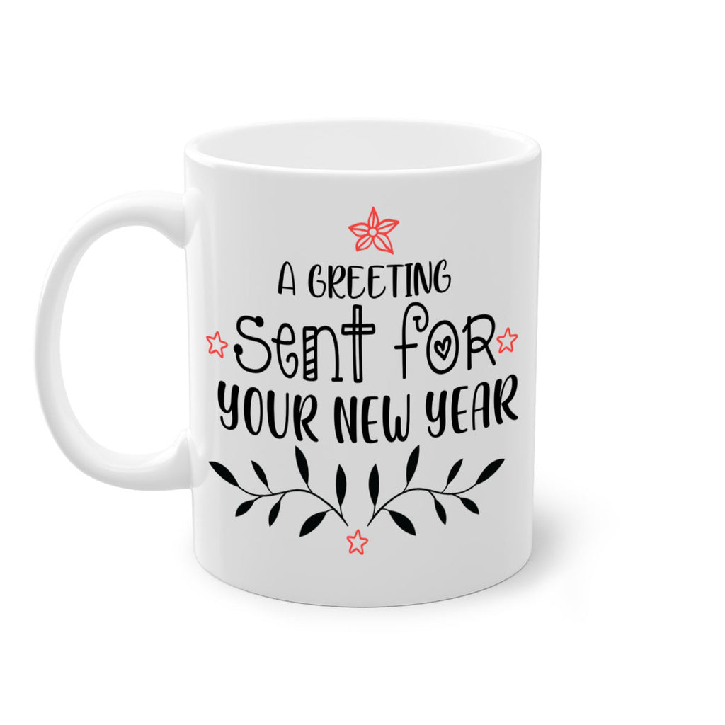 a greeting sent for your new year style 40#- christmas-Mug / Coffee Cup