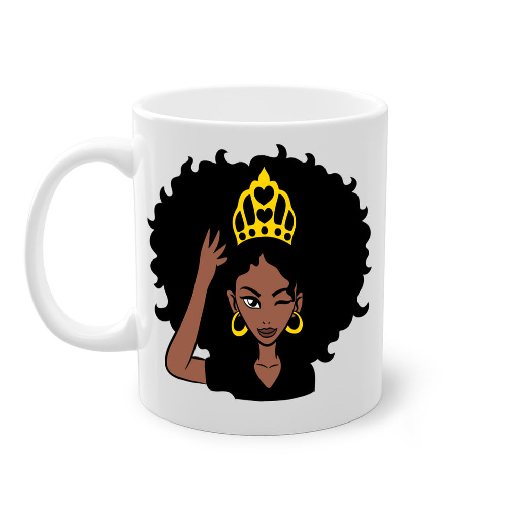 afro queen crown 72#- Black women - Girls-Mug / Coffee Cup