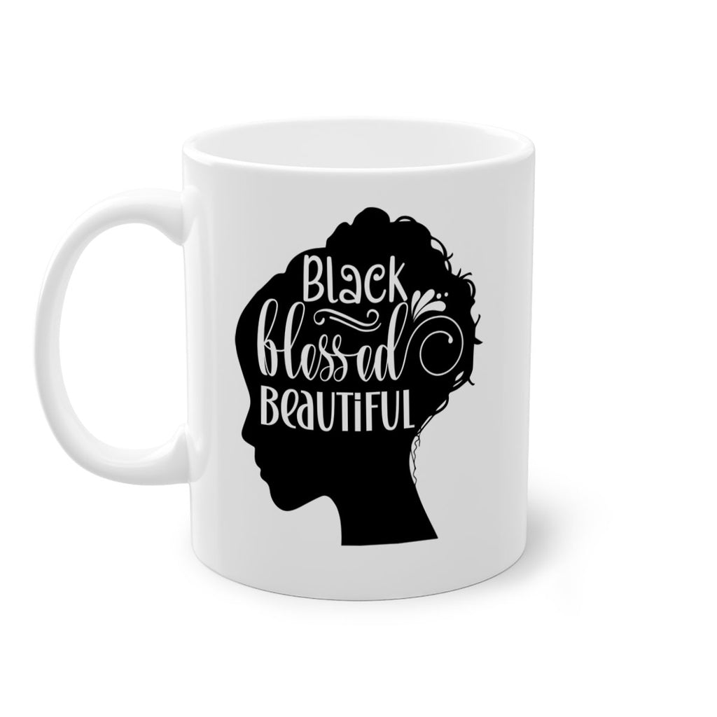 black blessed beautiful Style 62#- Black women - Girls-Mug / Coffee Cup