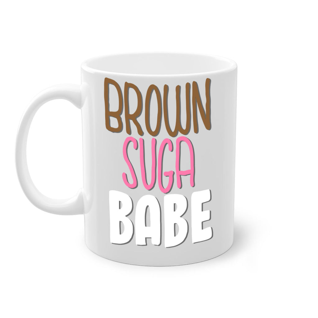 brown suga babe 190#- black words - phrases-Mug / Coffee Cup