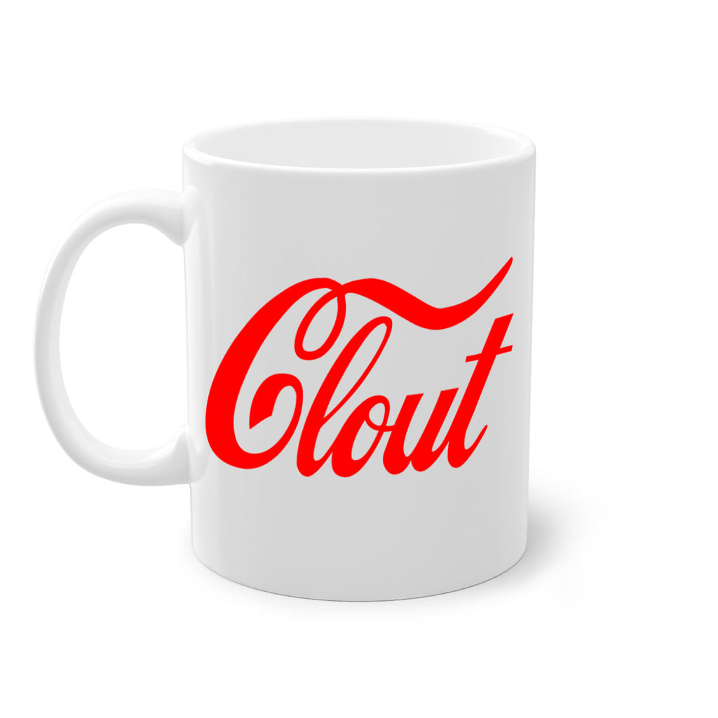 clout 185#- black words - phrases-Mug / Coffee Cup