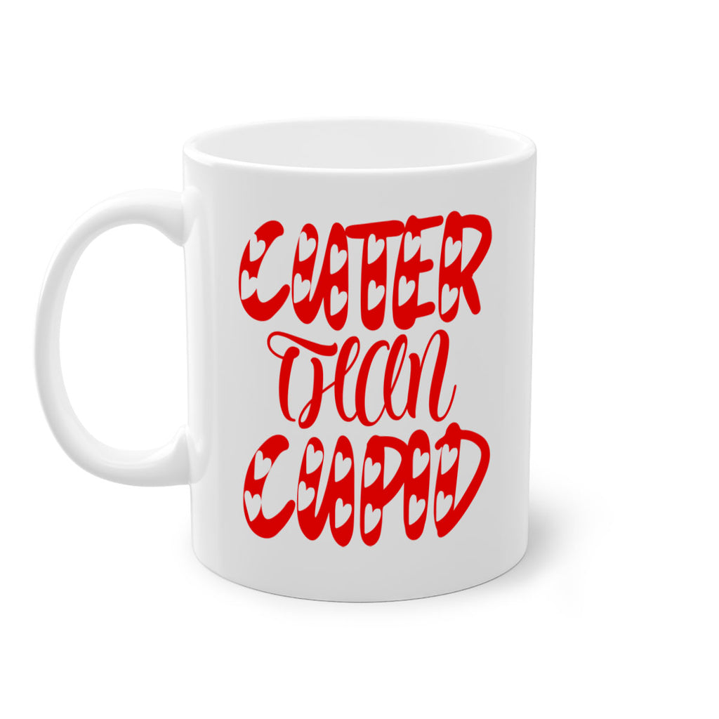 cuter than cupid 79#- valentines day-Mug / Coffee Cup