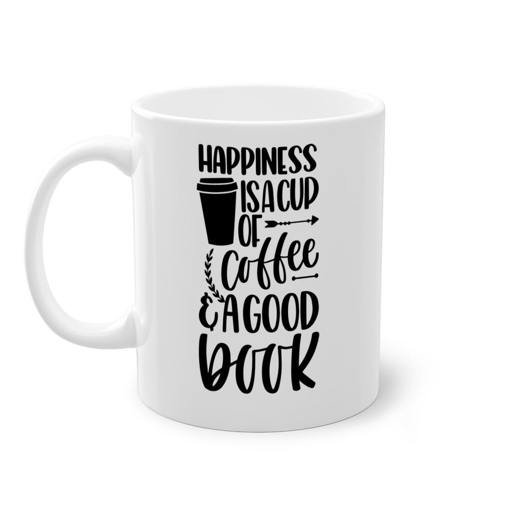 happiness is a cup of coffee 39#- Reading - Books-Mug / Coffee Cup