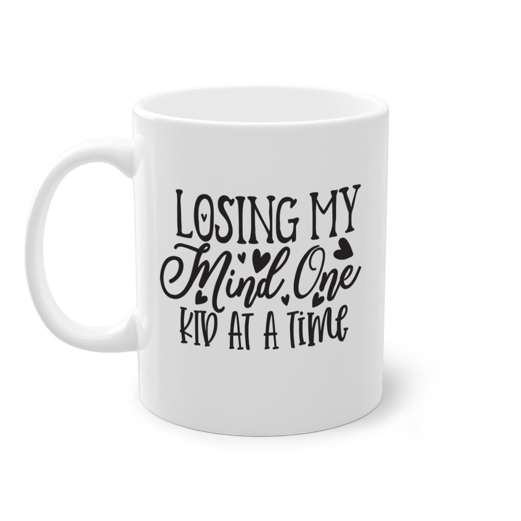 losing my mind one kid at a time 386#- mom-Mug / Coffee Cup