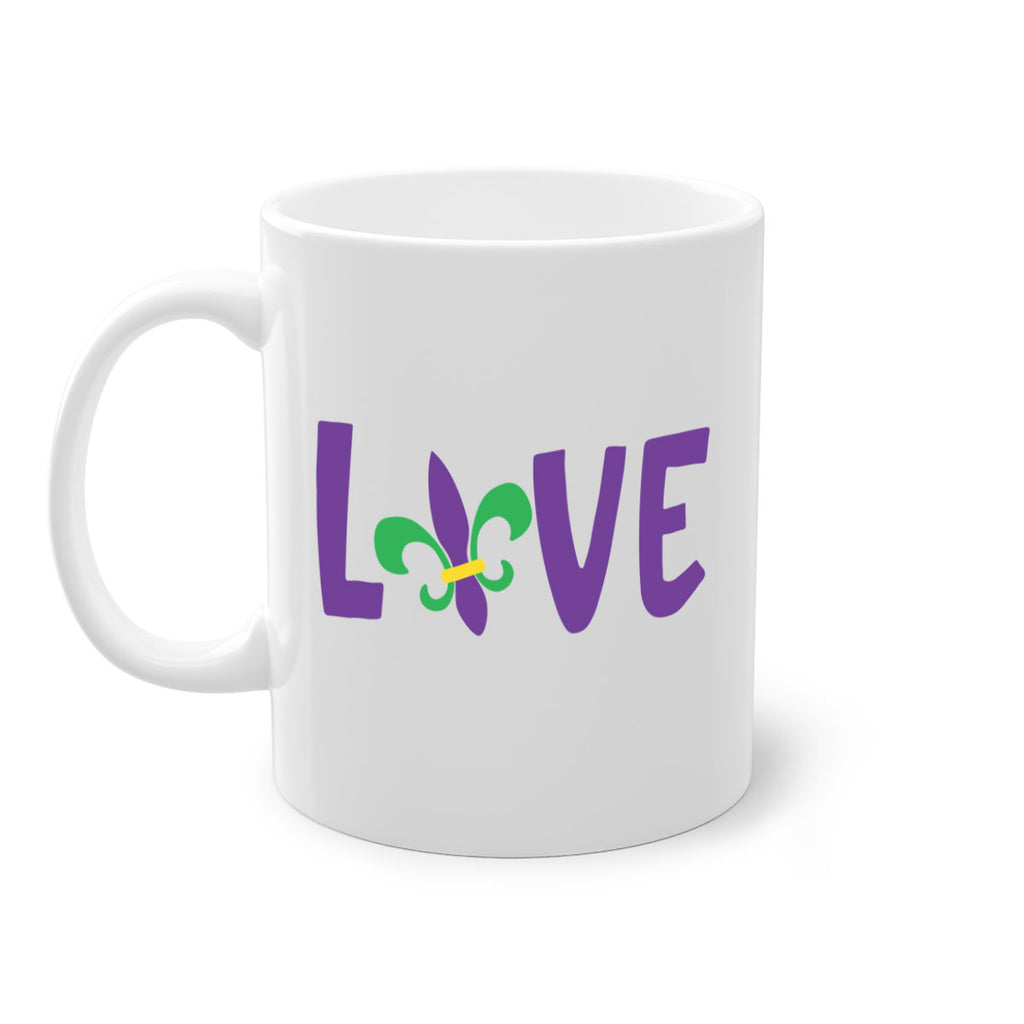 love 80#- mardi gras-Mug / Coffee Cup