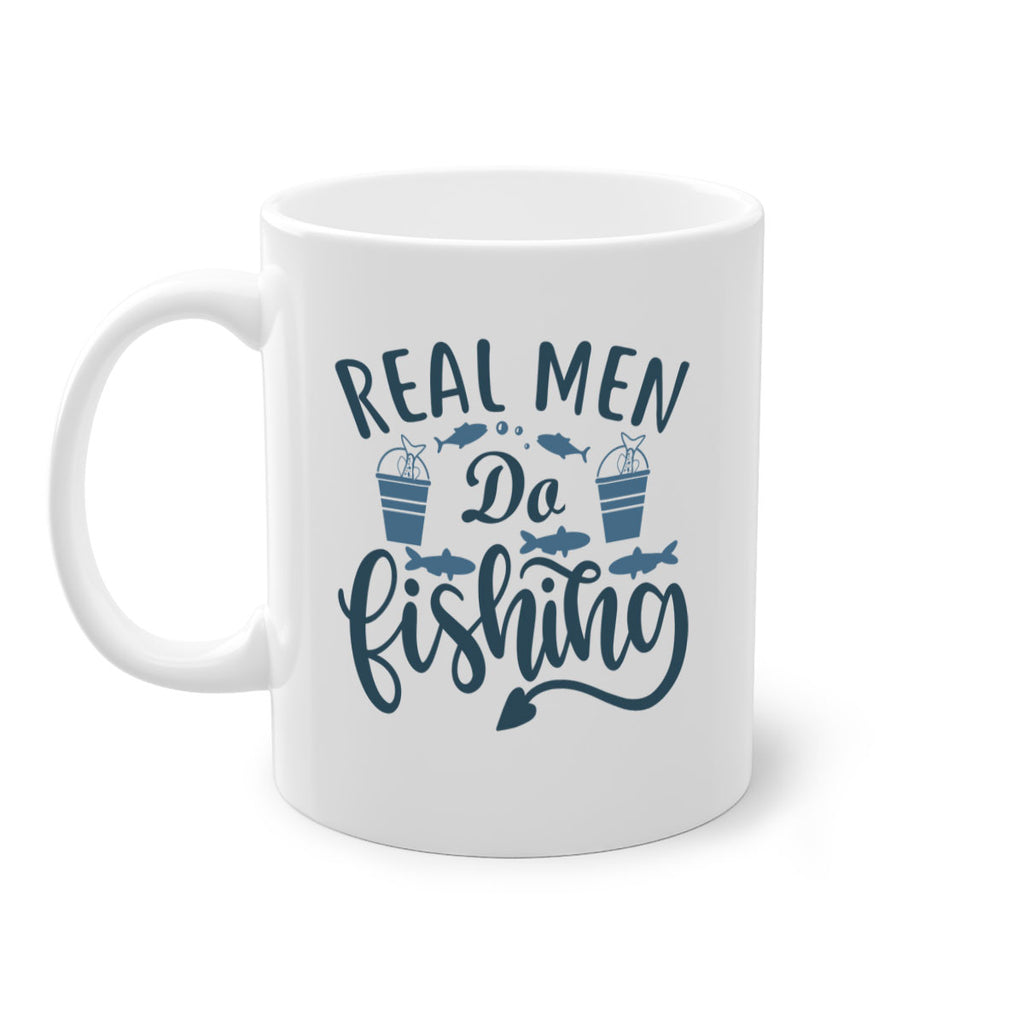 real man do fishing 44#- fishing-Mug / Coffee Cup