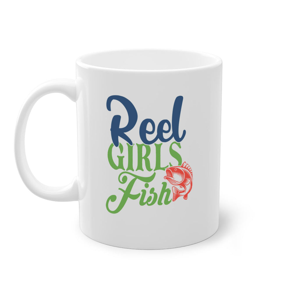 reel girls fish 199#- fishing-Mug / Coffee Cup