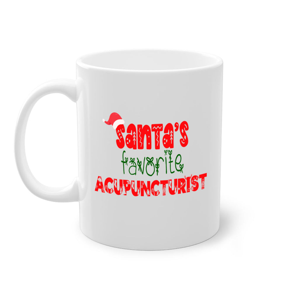 santas favorite acupuncturist style 621#- christmas-Mug / Coffee Cup