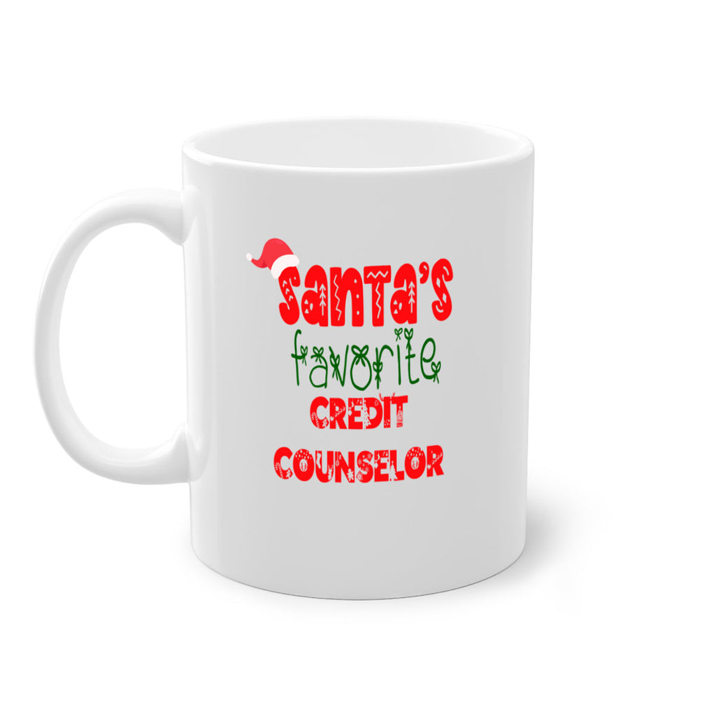 santas favorite credit counselor style 754#- christmas-Mug / Coffee Cup