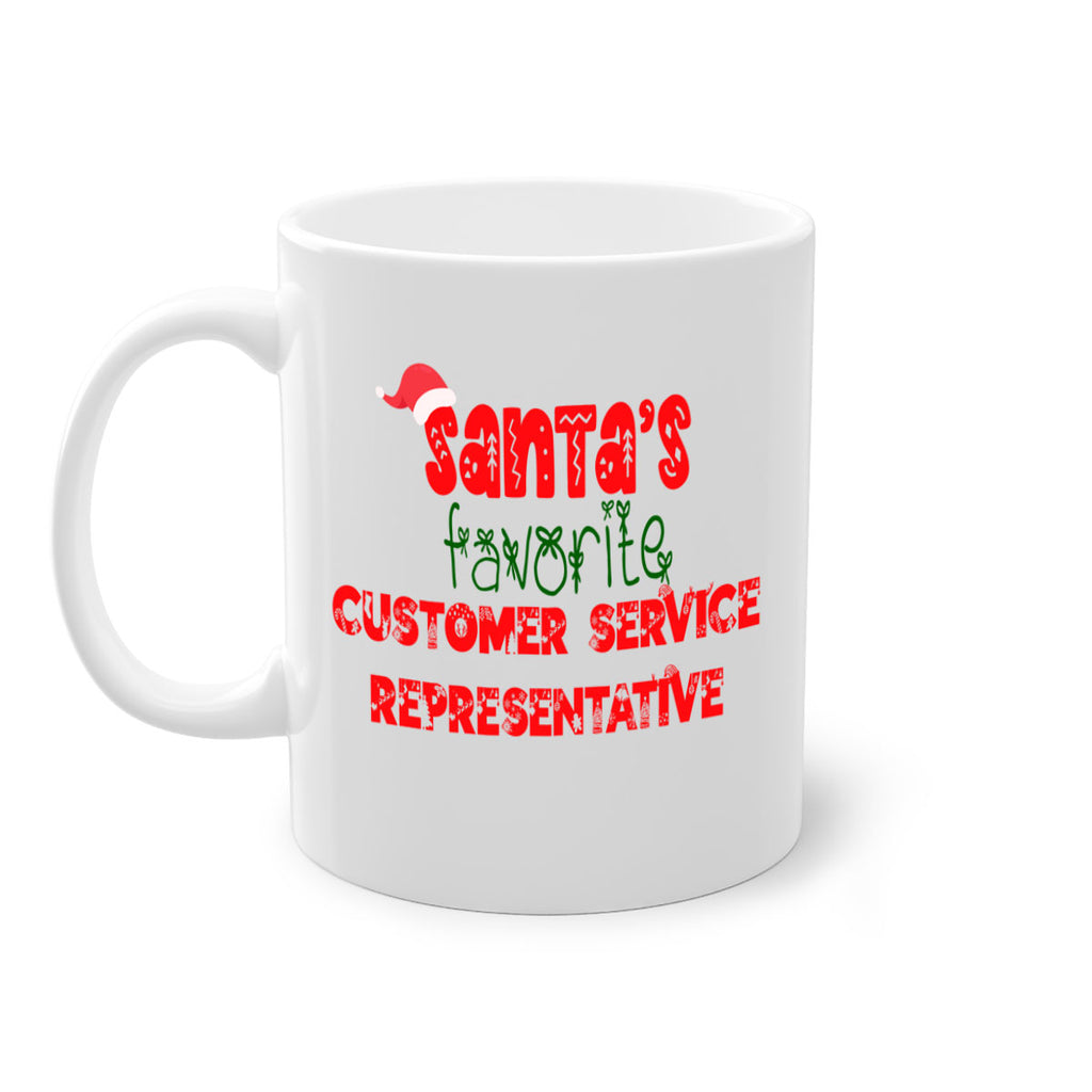 santas favorite customer service representative style 762#- christmas-Mug / Coffee Cup