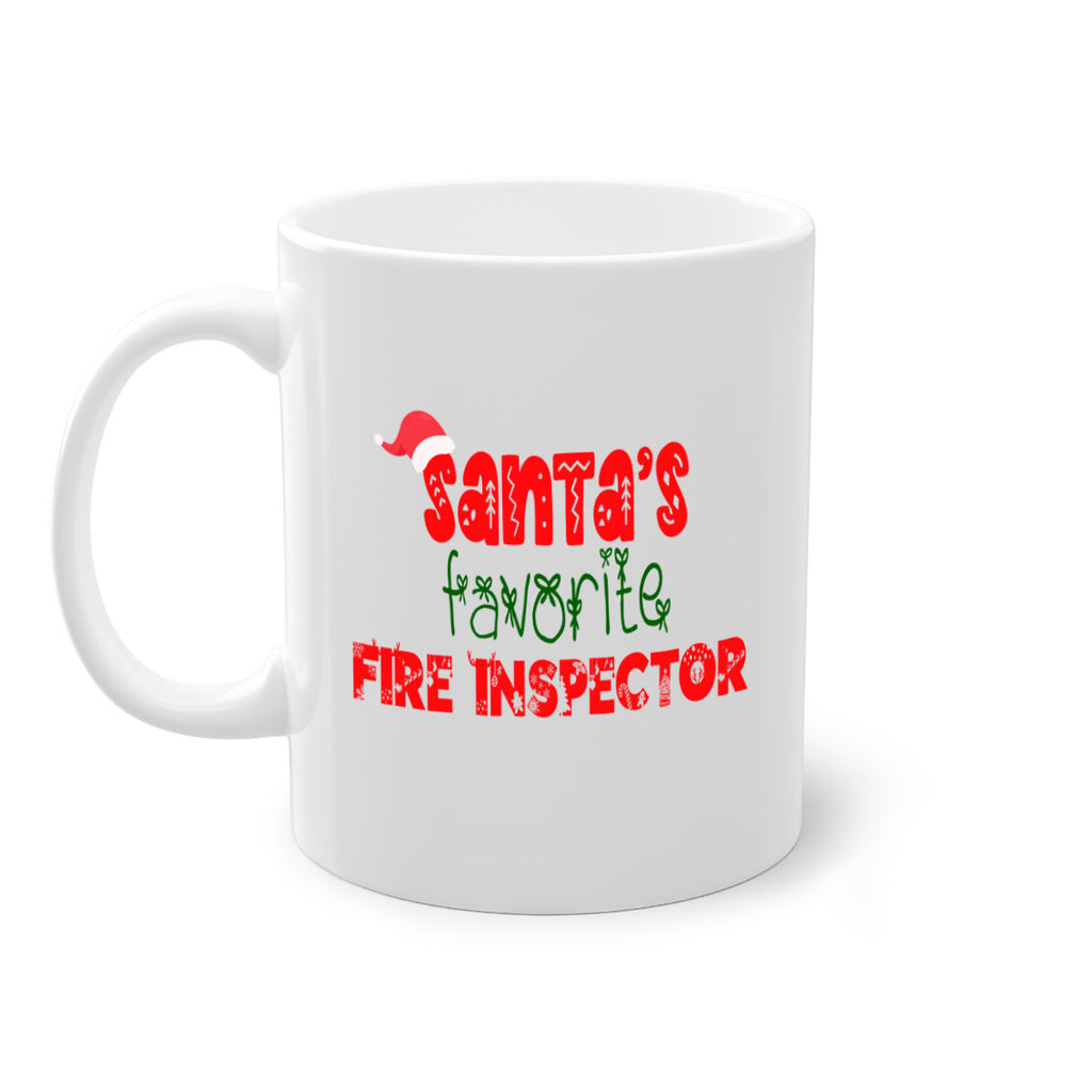 santas favorite fire inspector style 823#- christmas-Mug / Coffee Cup